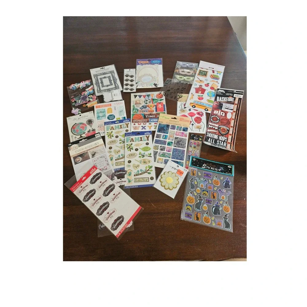 Sticko The Paper Studio Scrapbook Sticker Lot Unisex OS Multicolor Craft Supply